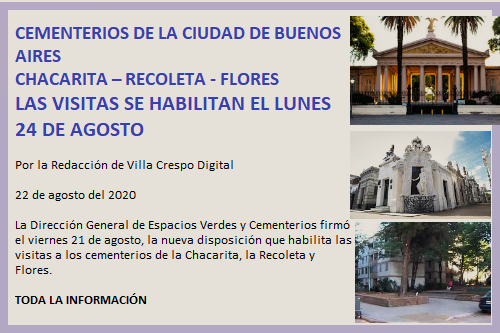VISITAS A LOS CEMENTERIOS